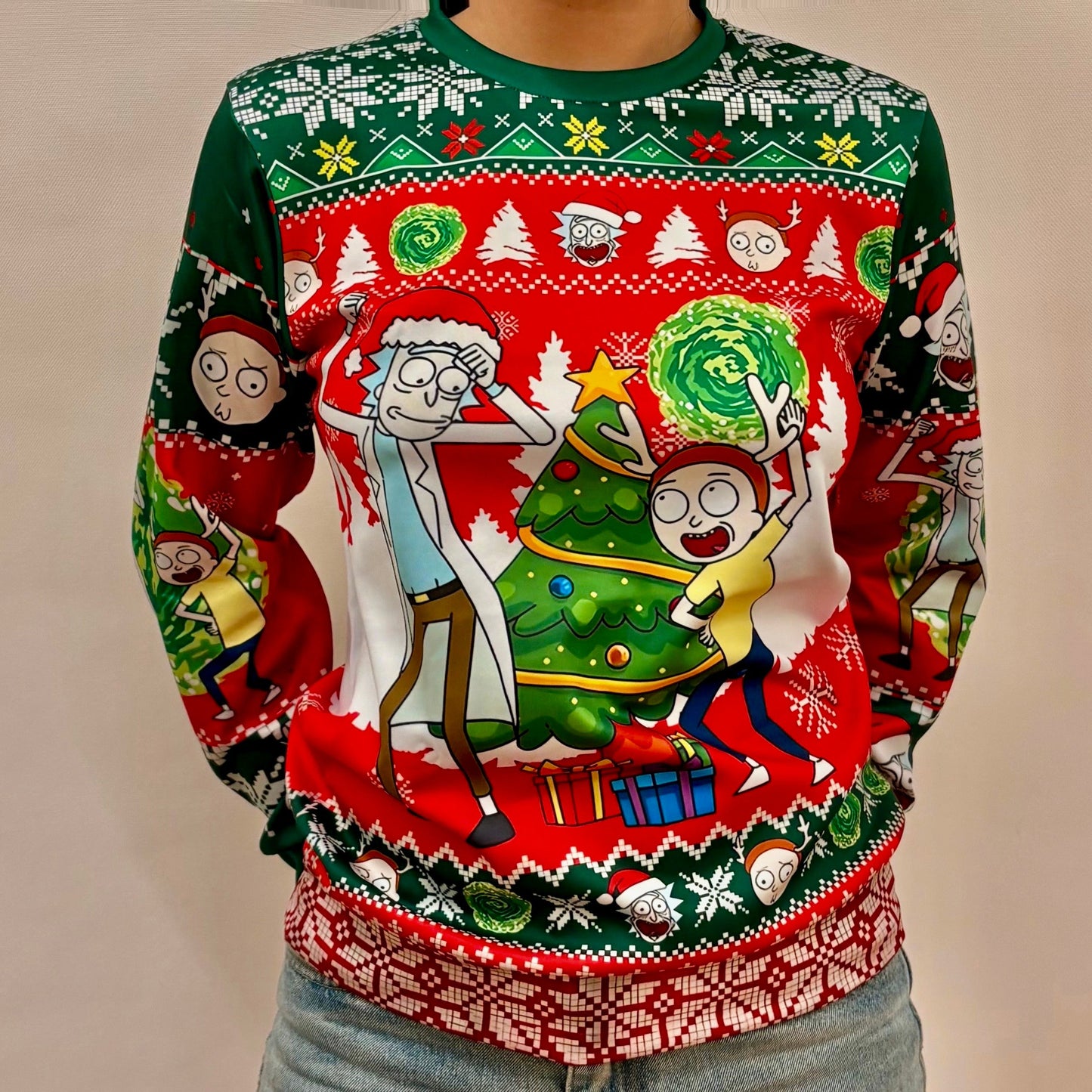 Christmas Sweater 📌 Rick & Morty