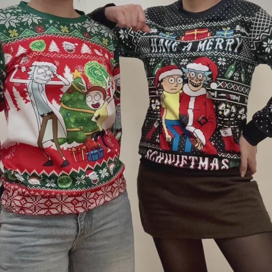 Christmas Sweater 📌 Rick & Morty